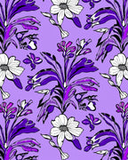 Bold Abstract Floral Art Rug