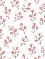 Coral Branch Pattern Rug