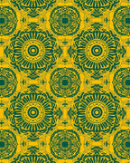 Intricate Floral Mandala Pattern Rug
