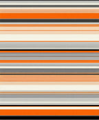 Bold Orange Grey Stripe Pattern Rug