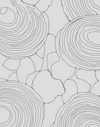 Abstract Organic Contour Pattern Rug