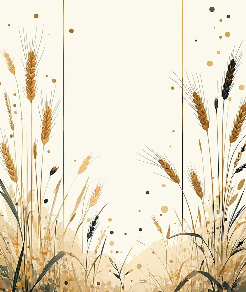 Golden Wheat Field Impression Rug