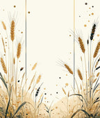 Golden Wheat Field Impression Rug