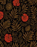 Floral Botanic Line Art Rug