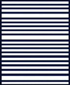 Classic Blue and White Stripe Rug