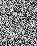 Bold Black White Spot Pattern Rug