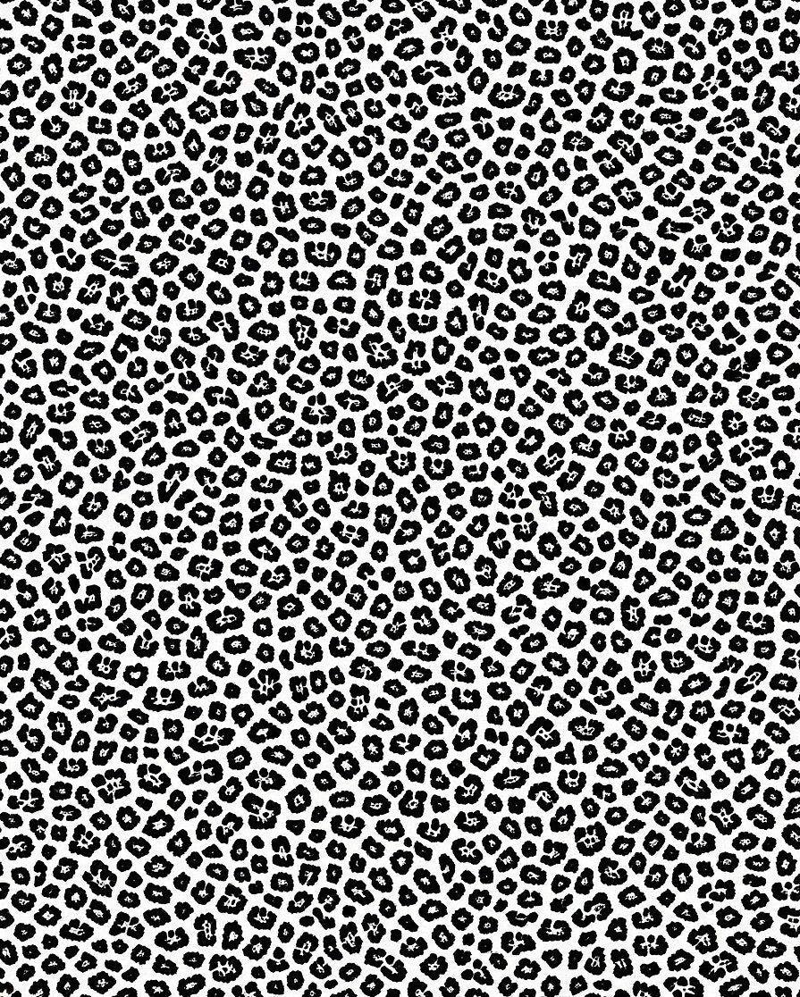 Bold Black White Spot Pattern Rug