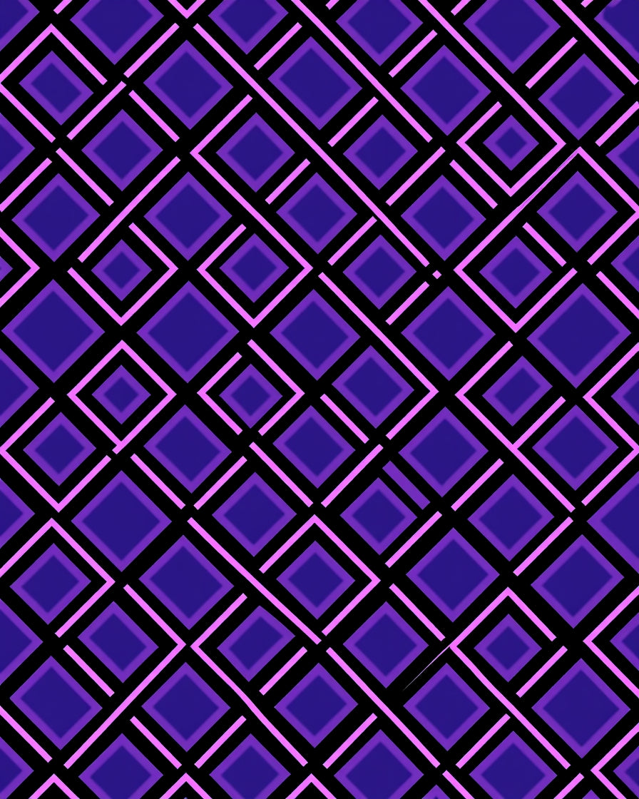 Diamond Intersect Geometric Design Rug