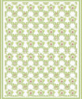 Green Floral Intertwined Elegant Pattern Rug