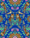 Majestic Floral Lion Pattern Rug