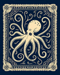 Classic Octopus Ornate Design Rug