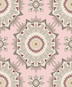 Intricate Floral Mandala Pattern Rug