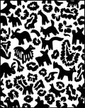 Whimsical Animals And Floral Pattern Design Rug