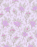 Pastel Floral Sprig Vine Pattern Rug