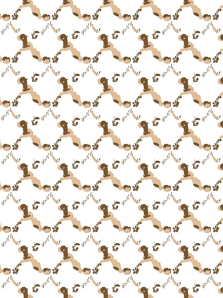 Earthy Tones Abstract Organic Flow Rug