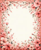 Sweet Pink Blossom Floral Pattern Rug