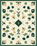 Ornate Floral Vine Pattern Rug