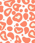 Coral Spots Abstract Organic Pattern Rug
