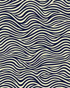 Striped Wave Pattern Design Rug