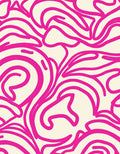 Bold Abstract Swirls Cream Rug