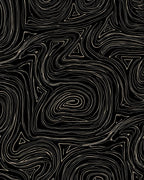 Abstract Swirls Geometric Lines Rug