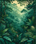 Lush Jungle Lush Foliage Pattern Rug