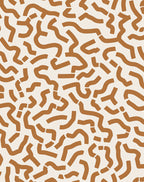 Abstract Wavy Lines Pattern Rug