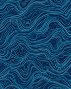 Dynamic Abstract Swirl Pattern Rug