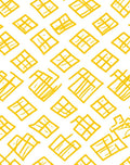 Hand Drawn Diamond Grid Pattern Rug