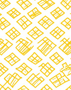 Hand Drawn Diamond Grid Pattern Rug