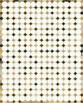 Retro Circles Geometric Pattern Rug
