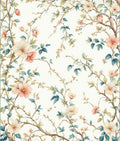Delicate Floral Branch Vintage Pattern Rug