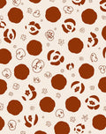 Bold Dot Floral Outline Pattern Rug