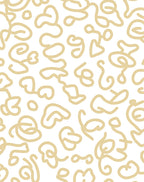Abstract Scribble Pattern Accent Rug