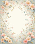 Soft Floral Vine Pattern Rug