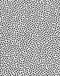Abstract Black White Dot Pattern Rug