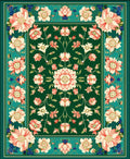 Floral Vine Decorative Pattern Rug