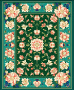 Floral Vine Decorative Pattern Rug