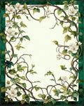 Vine Floral Garden Swirl Design Rug