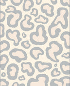 Abstract Leopard Spot Pattern Rug