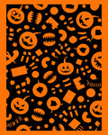 Spooky Jack O Lantern Pattern Rug