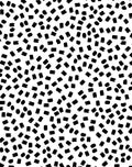 Abstract Dash Pattern Black and White Rug