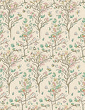 Whimsical Tree Flower Sketch Pattern Rug
