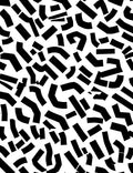 Monochromatic Dynamic Abstract Pattern Rug