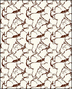 Abstract Organic Flow Pattern Rug