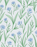 Blue Botanical Artistry Pattern Rug