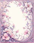 Delicate Floral Vine Pattern Rug