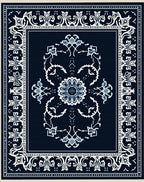 Ornate Floral Mandala Design Rug