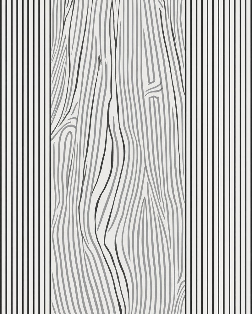 Striped Wood Grain Texture Rug