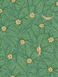 Tropical Leaf and Flower Pattern Rug